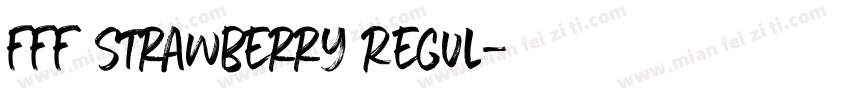 FFF Strawberry Regul字体转换